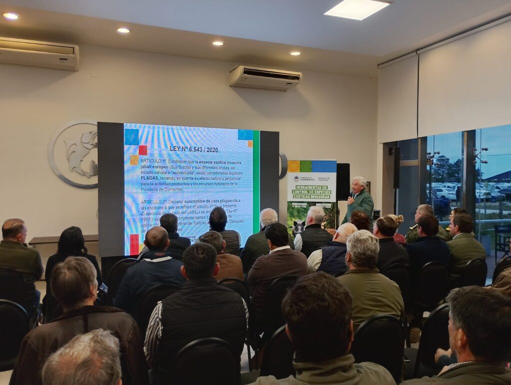 Anuncio para la plata de faena de jabalí y siervos
