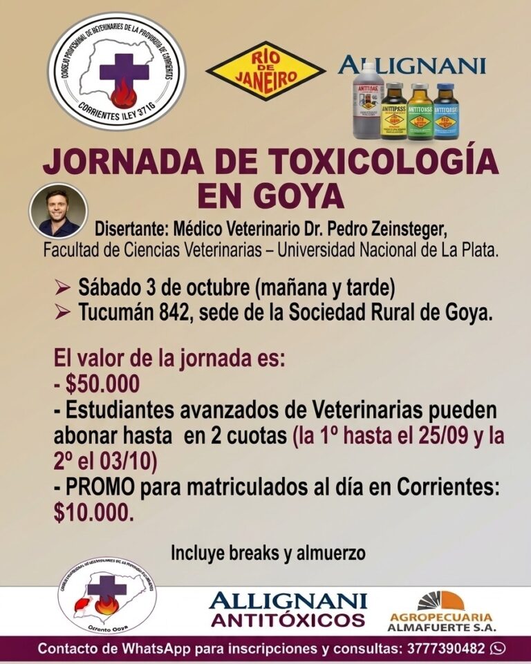 Jornada de Toxicología en Goya